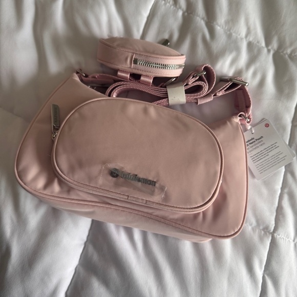 Crossbody Bag with Nano Pouch - Flush Pink - Picture 4 of 9